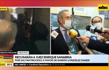 El juez civil Enrique Sanabria actuó de manera muy sospechosa en lo referente a la causa Ramón González Daher.