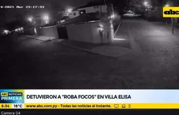 Detuvieron a "robafocos" en Villa Elisa