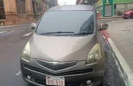 El vehículo utilizado en un asalto en Acahay fue incautado en Asunción.