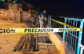 Mujer cayó al precipcio desde el precario mirador de Itá Pytã Punta