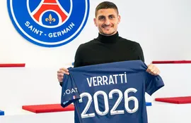 Marco Verratti renovó con el Paris Saint Germain hasta el 2026.