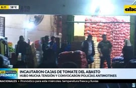 Incautaron cajas de tomate del Abasto