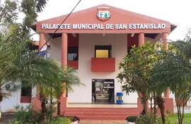 Sede de la municipalidad de San Estanislao.