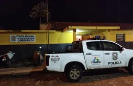 Fachada de la Comisaría 24ª Metropolitana, en Asunción.