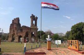 Humaitá, lugar histórico ubicado a orillas del río Paraguay a 40 kilómetros de la ciudad de Pilar.