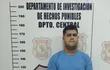 Juan Sebastián Gaona Fernández es el primero de los "barrabrava" del Sportivo Luqueño que fue detenido por la Policía en el marco de los hechos vandálicos acontecido el lunes en Luque.