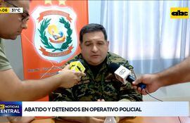 Abatido y detenidos en operativo policial en Puentesiño