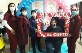 Vacunación de embarazadas (Hospital Regional de Pedro Juan Caballero)