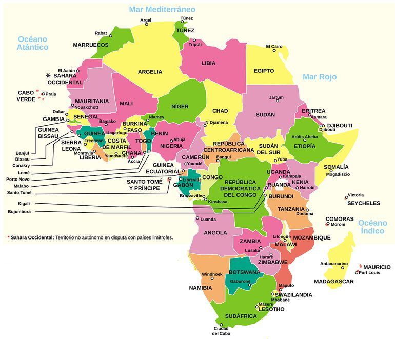 Países africanos - Escolar - ABC Color
