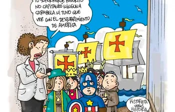 Colón y los superhéroes.