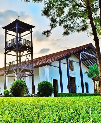 Iglesia de Yaguarón. Instan a utilizar el sistema de turismo guiado.