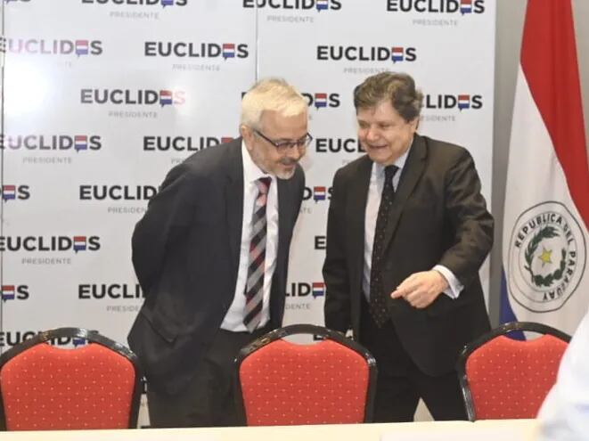 Jorge Querey y  Euclides Acevedo presentan hoy las bases troncales de su proyecto presidencial.