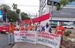 Ciudadanos autoconvocados protestan contra la corrupción en Paraguay