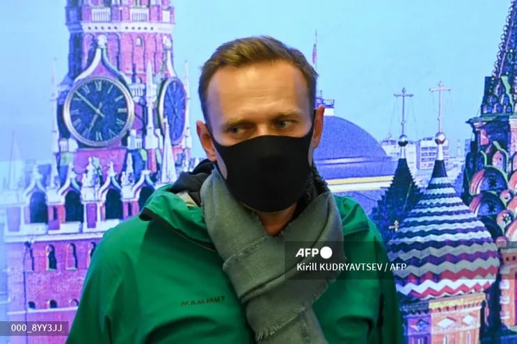 Alexei Navalny, opositor ruso detenido.