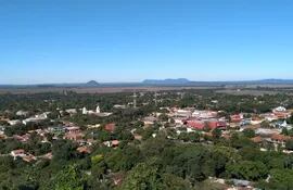 Imagen panorámica de la ciudad de Paraguarí que hoy cumple 247 años de fundación en coincidencia con el día del protector espiritual Santo Tomás Apóstol.