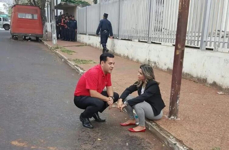Senador colorado Rodolfo Friedmann y su esposa, Marly Figueredo, quienes están procesados por supuestos hechos de corrupción en la Gobernación del Guairá.