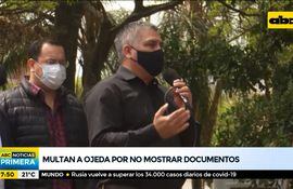 Multan a César Ojeda, exintendente de Asunción, por no mostrar documentos solicitados