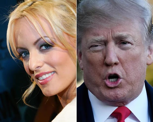 La ex actriz porno Stormy Daniels y el expresidente de Estados Unidos, Donald Trump, se enfrentan en un juicio que arrancará el próximo lunes 15.