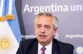 Alberto Fernández, presidente de Argentina.