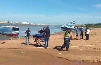 Hallan en San Antonio cuerpo de joven desaparecido en aguas del río Paraguay en Lambaré durante el fin de semana.
