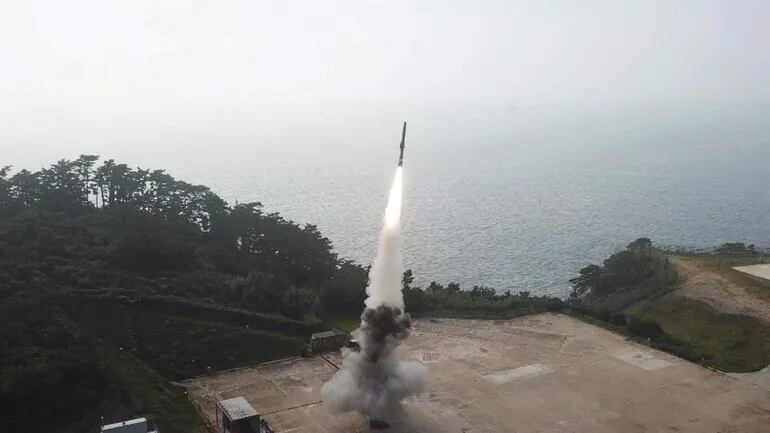 Corea del Sur anunció hoy que está desarrollando un misil de crucero supersónico.