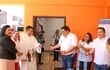 Autoridades departamentales y religiosas durante la inauguración del Centro de Adicción en Villarrica.
