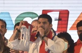 Óscar “Nenecho” Rodríguez (ANR, cartista), intendente electo de Asunción que tuvo a su cargo el manejo del fondo de emergencia.