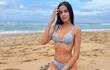 Miss Universo Paraguay Elicena Andrada Orrego disfruta de unos días a puro relax en la Playa de Cofete.