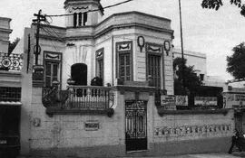 Antigua sede del Ministerio de Justicia y Trabajo durante la presidencia de Higinio Moríngo.