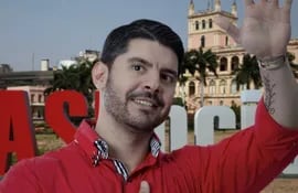 El exintendente de Asunción y actual candidato al rekutu, Oscar "Nenecho" Rodríguez.