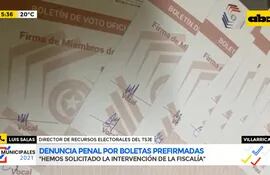 Boletas prefirmadas en Villarrica "ya fueron cambiadas en su totalidad"