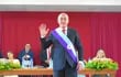 El nuevo gobernador de Guairá por siete meses, Carlos Barreto Cortesi (ANR FR).