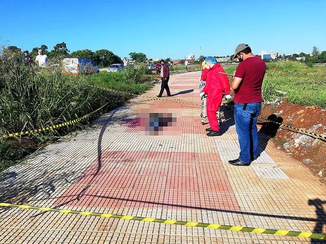 El cuerpo estaba en la zona peatonal de Cambyretá.