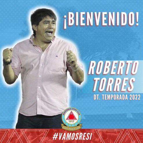 Roberto Torres será el técnico de Resistencia