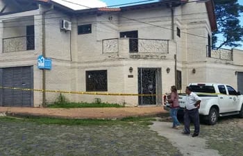 En esta residencia del barrio Itá Enramada, el cuerpo sin vida del casero Miguel Ángel Gómez Sosa fue hallado en una congeladora, en marzo del 2018.