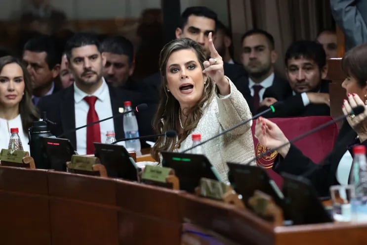 Kattya González . Foto fuente Prensa Senado