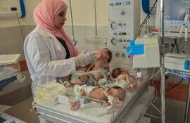 La Organización Mundial de la Salud (OMS) informó que 28 bebés evacuados del hospital Al Shifa, el mayor de Gaza, llegaron este lunes a Egipto.