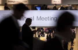 Una vista general de la reunión del Foro Económico Mundial de Davos.