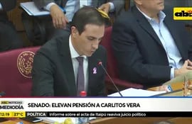 Senado: Elevan pensión a Carlitos Vera