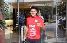 Víctor Sebastián Quintana Herrera (19), volante de Olimpia al servicio de la selección juvenil.