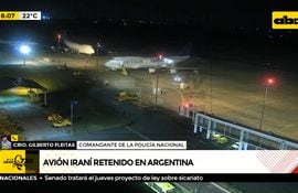 Avión Iraní retenido en Argentina