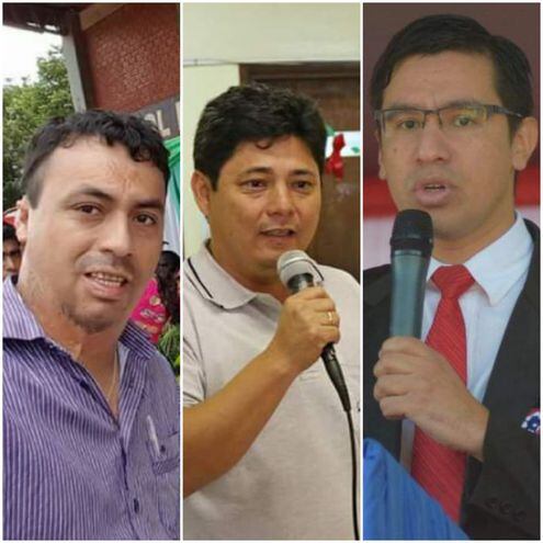 Aníbal Fidabel (PLRA), de Tavapy; Mauro Kawano (ANR), de Yguazú; y César Torres (ANR), de Santa Rita, se postularán por la reelección.