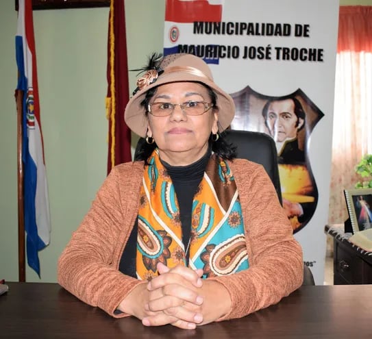 Intendenta de Mauricio J. Troche, Andresa Benítez de Méndez (PDC).