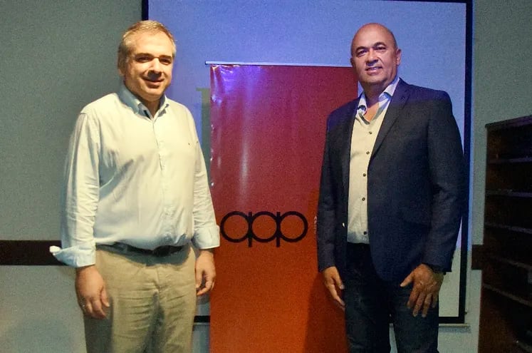 Pascual Rubiani y Óscar Rojas, miembros de APAP.