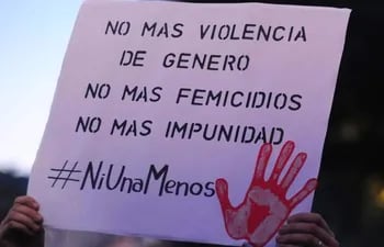 Manifestación contra la violencia machista y los feminicidios.