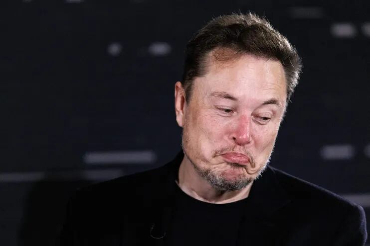 Elon Musk, dueño de Tesla, SpaceX y X.