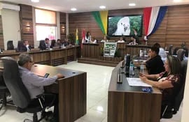 La sesión ordinaria de la Junta Municipal de Presidente Franco, convocada este martes.