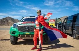 Andrea Lafarja Bittar, de la mano del Puma Energy Rally Team, pudo alcanzar el objetivo de llegar a la rampa final en Jeddah, en la jornada de hoy.