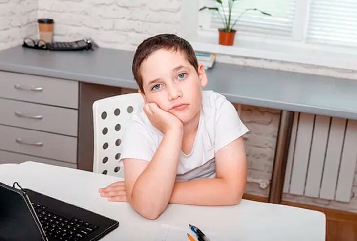 El manejo del aprendizaje en línea de sus hijos, es una fuente importante de estrés para muchos, según una nueva encuesta realizada por la Asociación Americana de Psicología. (Foto: gentileza de la entrevistada)