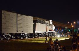 La locomotora 104 fue puesta en valor por la Municipalidad local, con asesoramiento de la Secretaría Nacional de Cultura y Ferrocarriles Paraguayos S.A.